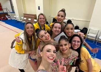 Brasil fatura bronze em competição internacional de ginástica rítmica