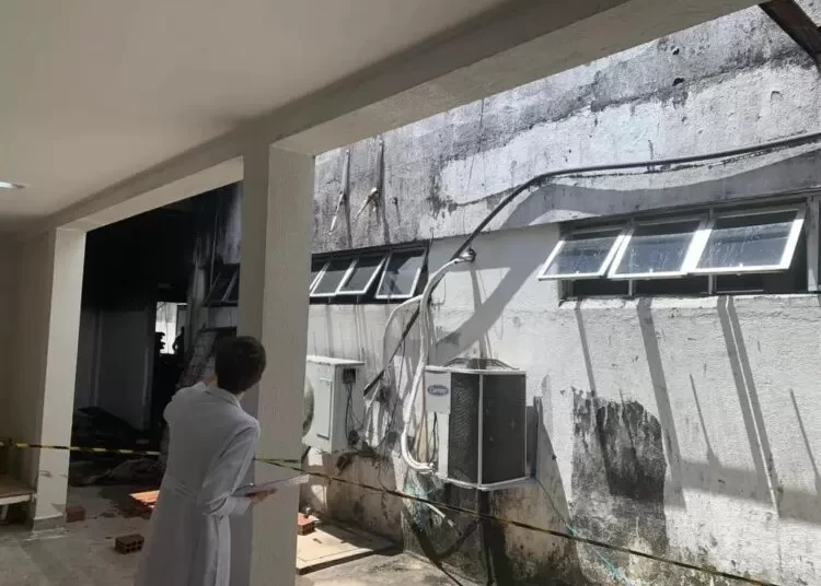 CRM-PB vistoria Ortotrauma de Mangabeira após incêndio